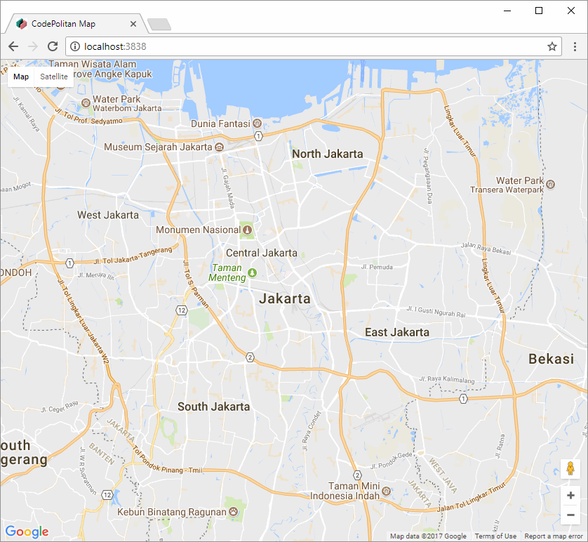 Menggunakan Google Map di Web Page - CodePolitan.com